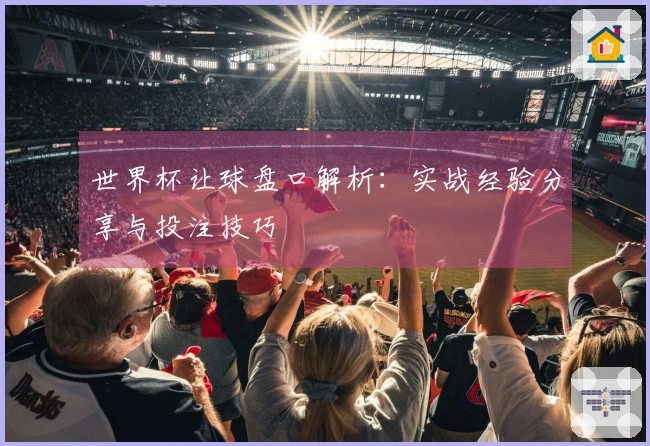 世界杯让球盘口解析：实战经验分享与投注技巧